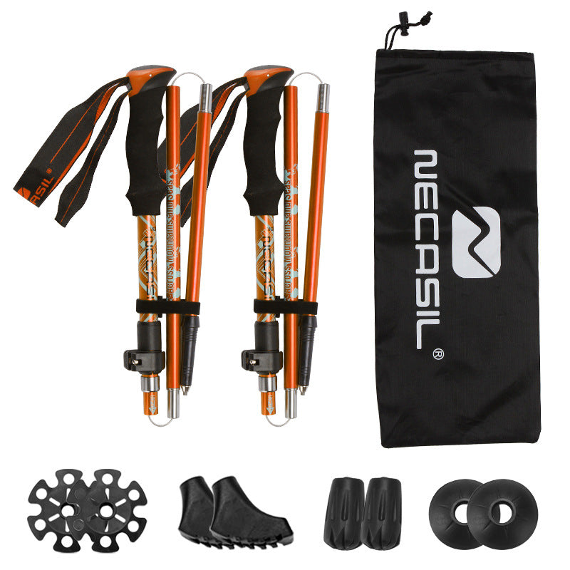 Aluminum Alloy Hiking Cane Outdoor Gear N82 Set