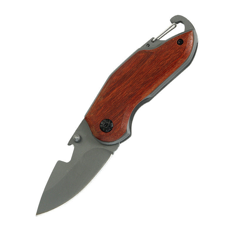 Portable Stainless Steel Folding Mini Fruit Knife Keychain Knife