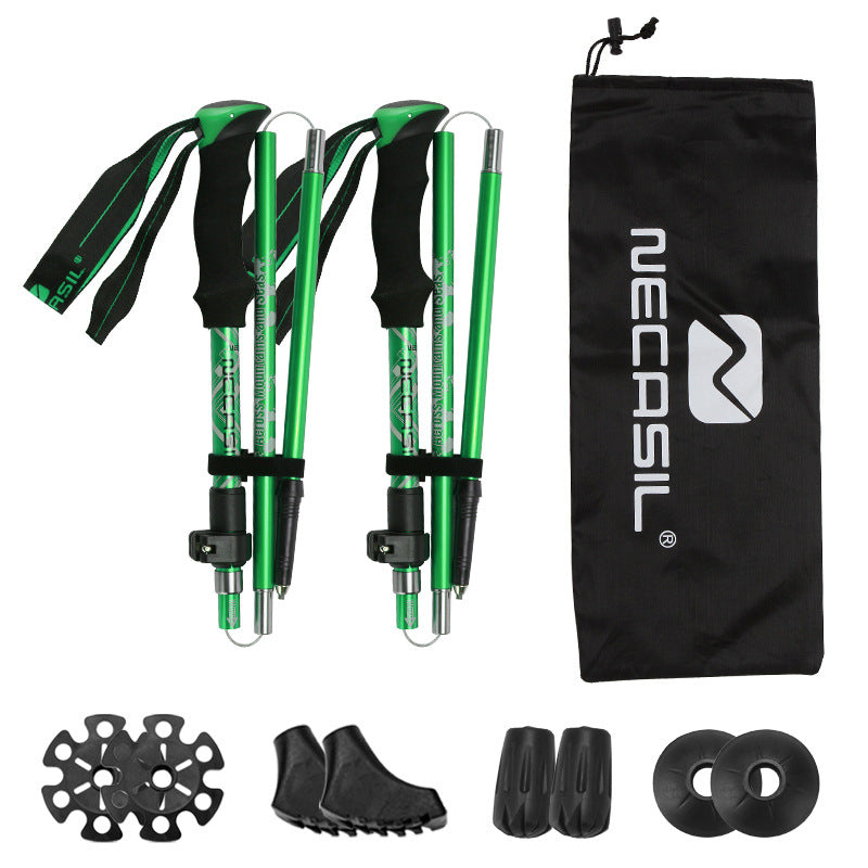 Aluminum Alloy Hiking Cane Outdoor Gear N82 Set