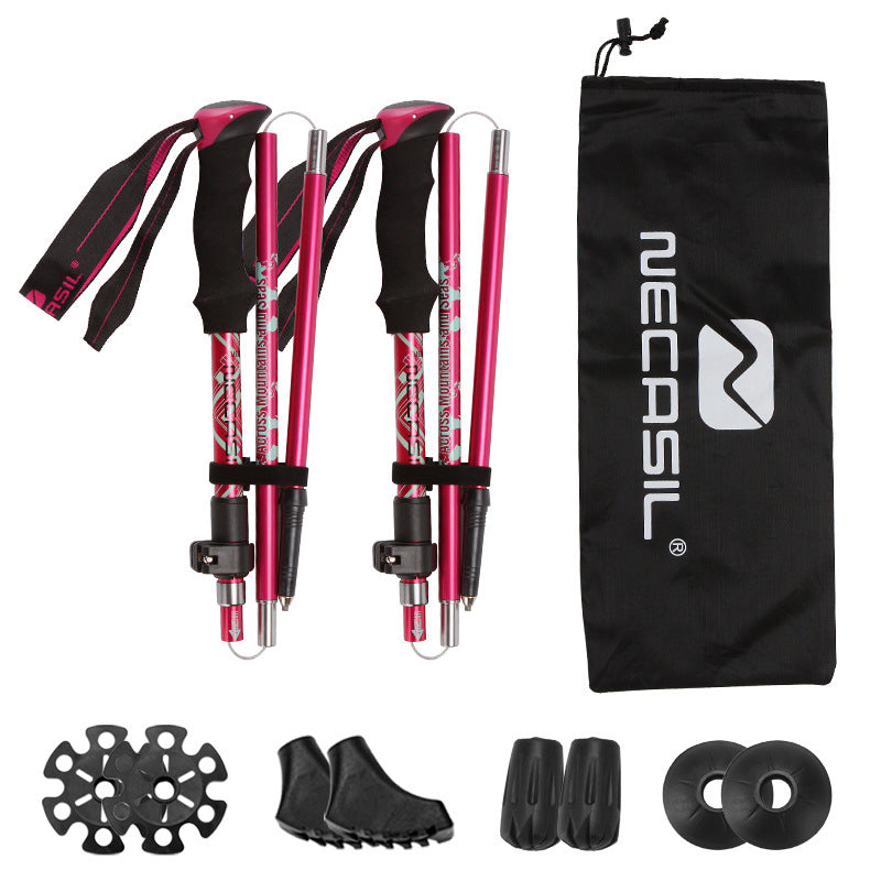 Aluminum Alloy Hiking Cane Outdoor Gear N82 Set